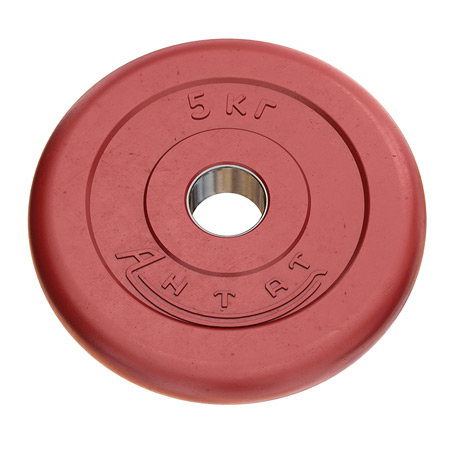 Тренировочный диск Antat 5 кг красный